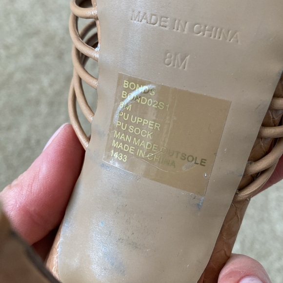 Steve Madden high heel slip on sandals - Picture 5 of 5